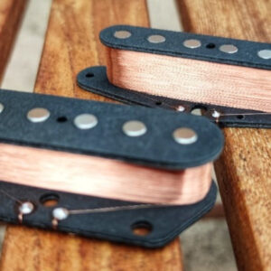 52 Telecaster Pickup-Set Silvaner: handgewickelte Hals- und Steg-Tonabnehmer mit sichtbarer Kupferspule