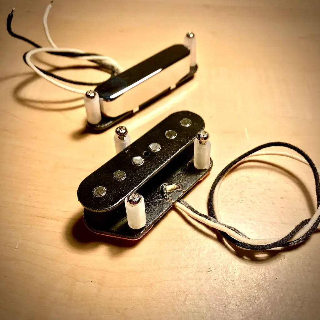 Telecaster Pickup-Set auf einem Flyer